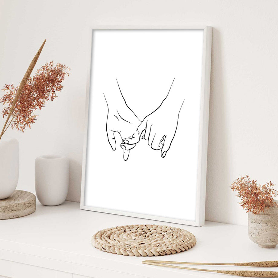 "What Is Your Love Language" Poster Illustration Set