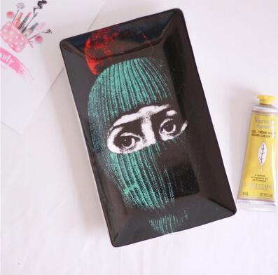 Decor Art Ceramic storage tray jewelry tray dinner tray