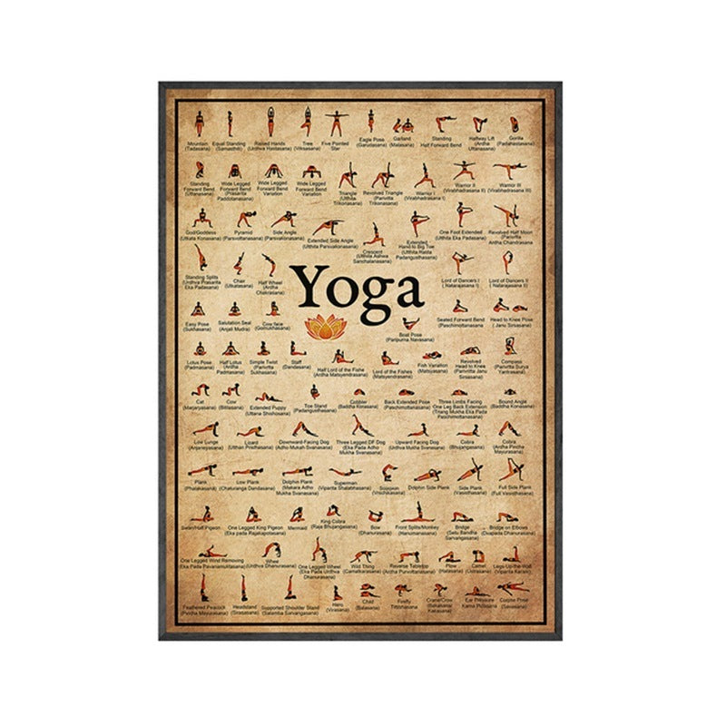 Master All The Yoga Poses Poster (Illustration)