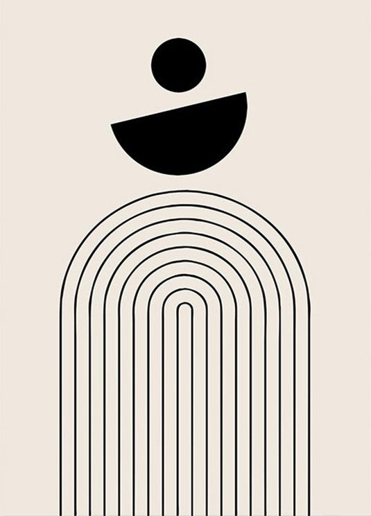 Give me the <Abstract Bohemian> Vibe Wall Art Poster Canvas Painting