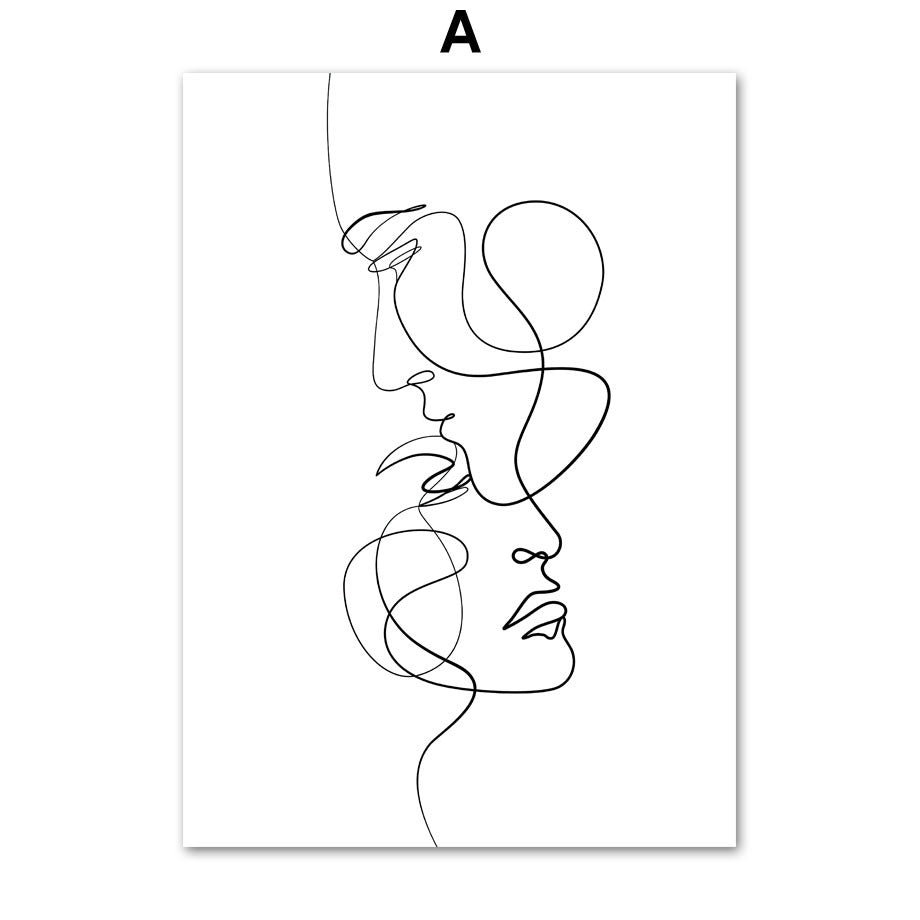 "What Is Your Love Language" Poster Illustration Set