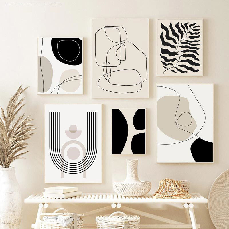 Give me the <Abstract Bohemian> Vibe Wall Art Poster Canvas Painting