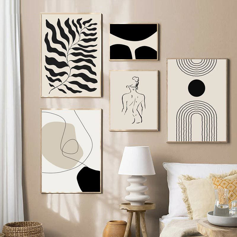 Give me the <Abstract Bohemian> Vibe Wall Art Poster Canvas Painting