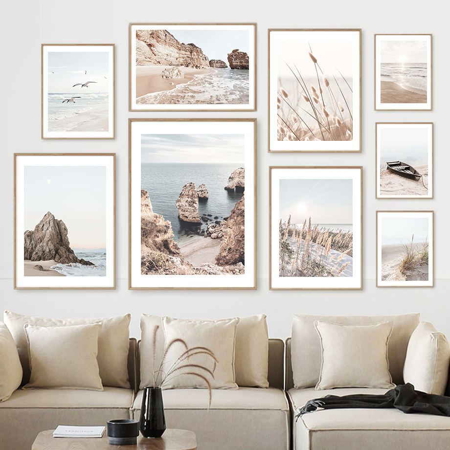 Take Me Away - Costal Beach Vibe Posters Set